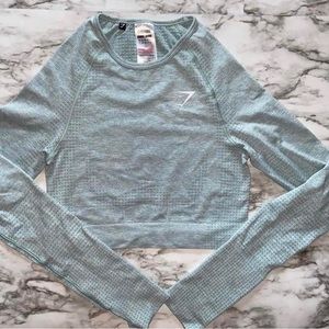 Gymshark crop workout shirt